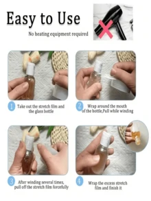 1 Roll 300m Transparent Stretch Film, Box Wrapping Film, Courier Packaging Film, Plant Grafting Film - Transparent - View 8