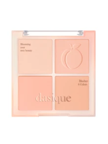 Dasique 4-Color Matte Blush Palette, High Color Payoff, Long-Lasting, Natural Glow, Lightweight & Breathable, Vegan Formula, Fashionable Makeup Brand, Christmas Holiday Essential - #03 Pha trộn đào - Xem 12