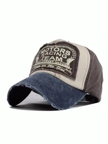 1pc Unisex Distressed Vintage Adjustable Baseball Cap, Casual Outdoor Hat For Spring, Summer, Autumn, Versatile Sun Protection, Y2K Style