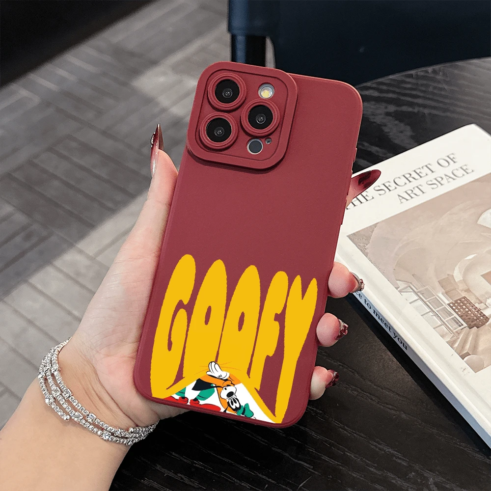 Disney Funda de teléfono con alegre diseño estampado que presenta a Winnie the Pooh e insectos coloridos. Compatible con modelos 17, 16, 15, 14, 13, 12 y 11 Pro, con protección anti-golpes. Un regalo encantador para familiares, amigos, cumpleaños, festividades y ocasiones especiales. - Burdeos - Ver 1