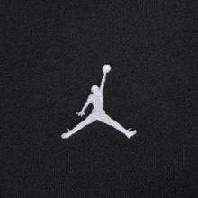 Nike Jordan Brooklyn Flece Brand Logo Comfortable Crew Neck Long Sleeve Sweatshirt For Men, Black - 黑色 - 查看 5
