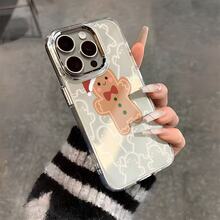 Esta adorable funda con estampado de hombre de jengibre es compatible con diversos modelos de teléfono, como OPPO Reno 16E/15/14/13/12/11/PRO/PLUS/PROMAX/MINI, S/A/M/NOTE, S/G/EDGE/E, Transition Spark/HANTOM/CAMON/INFINIX, Honor 400/PLAY/X/Y, OPPO Reno/A/F, OPPO Reno 14/Redmi/POCO/NOTE y muchos más. Transparente, sencilla, elegante y duradera, está hecha de TPU. Es ideal para celebraciones como San Valentín, Halloween y Navidad, y es perfecta para uso personal o como regalo. - transparente - Ver 1