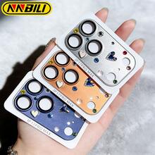 NNBILI 奢华闪亮水钻 3D 爱心相机镜头贴纸，兼容 17 Pro Max - 精致磨砂保护膜，彩色爱心设计，防刮擦，钢化玻璃材质 - 銀色 - 查看 3