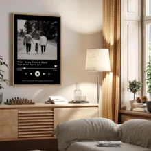 Póster de música personalizado - Regalo personalizado con foto para amantes de la música - Multicolor - Ver 4