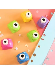 1/2/5pcs Small Embossing Tool, Stamping Machine, Hole Punch Tool, Recommended For Ages 14+, Mini Embossing Machine, Handmade DIY Craft Supplies (Assorted Colors) - Multicolor - View 5