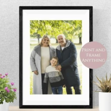 Print And Frame Anything, Photo Framing, Personalised Photo Gift, Custom Print & Frame Keepsake, Birthday, Wedding, Anniversary Gift, Family - Multicolor - View 2
