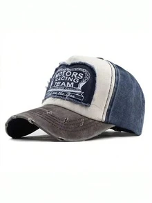 1pc Unisex Distressed Vintage Adjustable Baseball Cap, Casual Outdoor Hat For Spring, Summer, Autumn, Versatile Sun Protection, Y2K Style