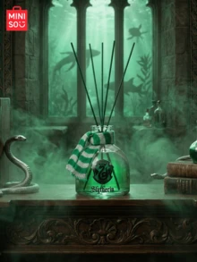 名创优品哈利波特室内香薰 - 斯莱特林主题，持久留香，完美礼品套装 - 木質香型 - 查看 6