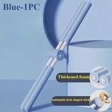 1 stycke yogaryggsträckare, stående axel- och ryggträningsutrustning, vuxen axlar- och ryggträningsanordning, yogabalansstång/zenbalansstång/kroppsformande stång | Cross Back Training Bar i kolstål, finns i grönt, grått och rosa - Multifärgad - Visa 16