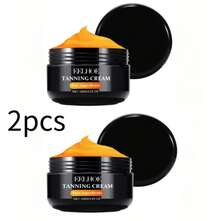 1 Unidad Crema Bronceadora Hidratante, Acelera Bronceado Solar en Playa, Mantiene Piel Suave y Tono Uniforme, Cuidado Diario para Bronceado Natural - Negro - Ver 14