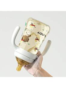 Baby PPSU Feeding Bottle With Straw Cup & Handle, 240ml/300ml, 8oz/10oz