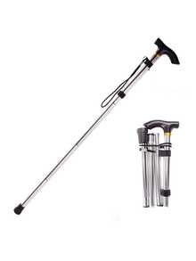 Foldable Hiking Poles Lightweight Telescopic Walking Stick Women And Men Collapsible Outdoor Walking Sticks 5-Section Telescopic Hiking Stick Suitable For Hiking Camping Trekking Travel Hiking Mountaineering Outdoor Exploration Activities Hiking Stick Camping Essentials Camping Gear Travel Accessories - Multicolor - View 15