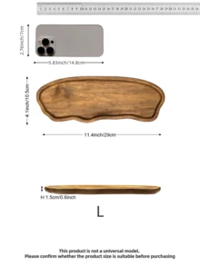 1pc/2pcs Wooden Tray, Cloud Shaped Tray, Rainbow Shaped Tray, Wooden Tray, Cosmetic Display Tray, Perfume Tray, Bathroom Tray, Wooden Cutlery Tray, Cake Tray, Kitchen Tray, Birthday Display Stand, Garden Tray, Cupcake Tray, Suitable For Birthday, Thanksgiving, Valentine's Day And Other Occasions, Star, Moon - Brown - View 18