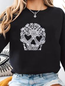 Ooak Camisa De Flanela Reciclada - Sudadera - Negro - Ver 1