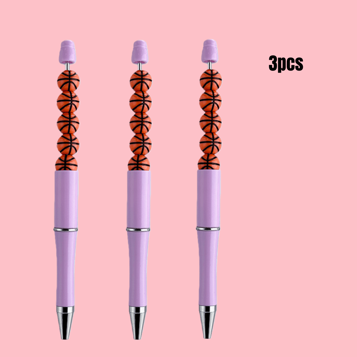 1pc Customized Personalized Sports Beaded Ballpoint Pen, Can Be Customized With Name, Suitable For Backpacks, Basketball, Soccer, Baseball, Football, Volleyball, Tennis And Other Sports, Durable, Vibrant Colors, Cute And Charming, Fun, Filled With Y2K Style, Fashionable And Versatile, Suitable For Both Men And Women, Casual And Versatile, Customizable, Personalized, Unique, Made-To-Order. An Ideal Gift For Her, Your Boyfriend, Girlfriend, Family Or Friends. - Multicolor - View 26