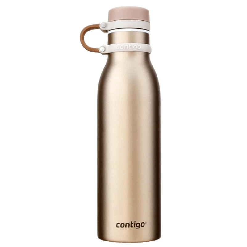 Contigo Bowling Cup/Gold/600ml Insulated Mug For Men And Students, Official Flagship Store Product, Large Capacity Stainless Steel - Gold - View 1