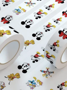 500pcs Cute Mickey Mouse Stickers, Adorable Cartoon Creative Decorative Stickers, Suitable For Decorating Notebooks, Phone Cases, Skateboards, Guitars, Party Supplies, Luggage, Boxes, Helmets, Envelopes, DIY Decoration, Also Great For Christmas, Halloween And Birthday Gifts - Multicolor - View 1