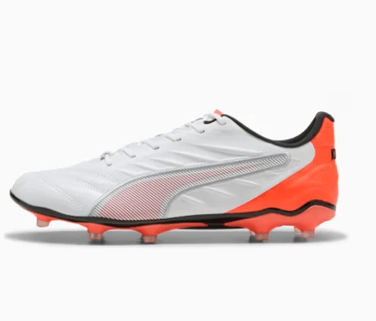 Puma King Pro FG/AG M 108828 01 Football Boots✅ Delivery 24/72h To Spain (Peninsula) - White and Orange - View 1