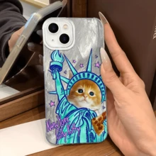 Funda Gatos creativos para celular con . Funda protectora estampada para Apple 17PROMAX,16 ,15, 14, 13 y Galaxy. Ligera, duradera y con un diseño elegante.MX2507MM Gatos creativos - MX2507MM - Ver 6