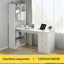 Escritorio para Computadora, Diseño Minimalista Moderno, Ideal para Oficina, Home Office, Fácil Armado, con Estructura Resistente