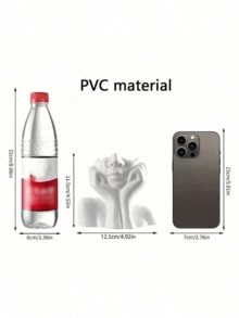 1 Handmade Creative Human Body Art Makeup Brush Holder - A Unique And Creative Human Body Art Makeup Brush Holder, Desktop Makeup Brush Storage Box, Decorative Resin Material, Drop-Proof Design, Sculptural Ornament, Lightweight And Portable, Handmade Desktop Or Bathroom Cosmetic Storage Box, Lightweight And Stylish Design, Non-Slip, Ideal Choice, Valentine's Day Gift, Back-To-School Storage Supplies.