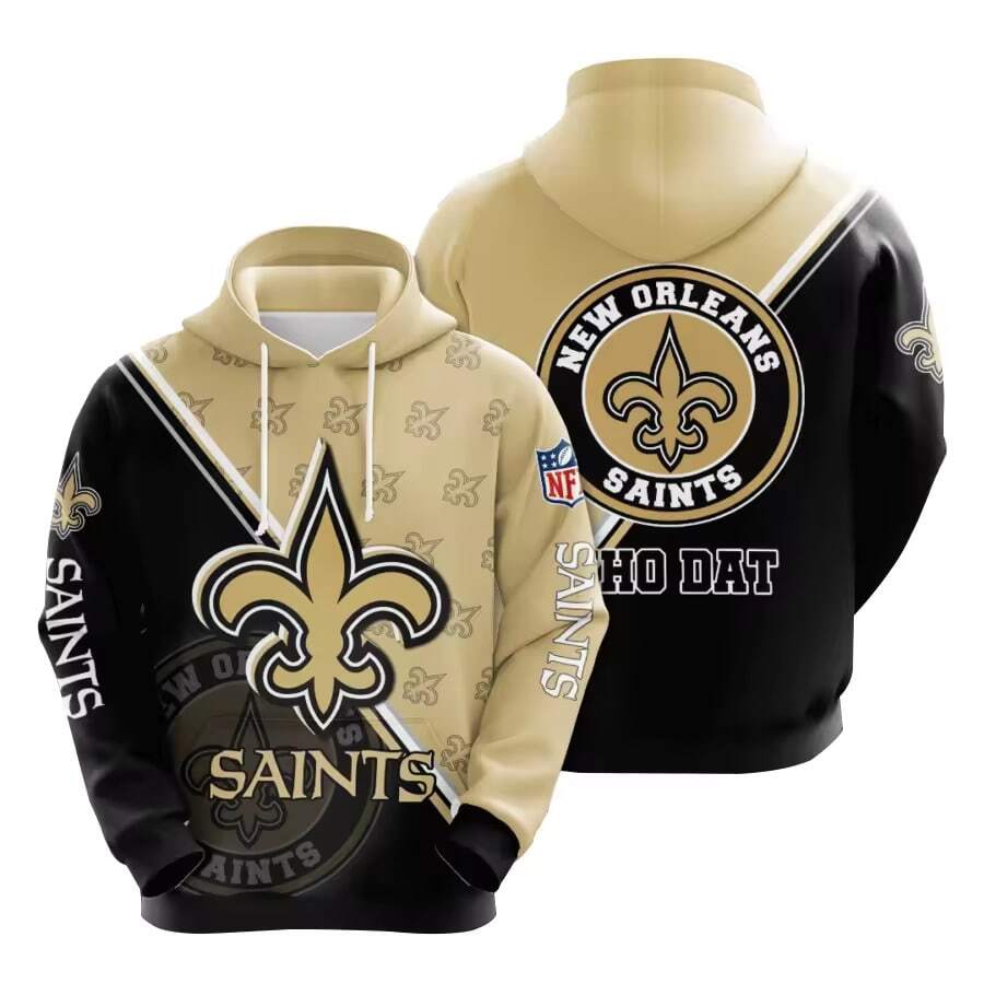 New Orleans Saints 3D Digitally Printed Hoodies For Men And Women,32 Teams – The Perfect Choice For Fans. - style - 查看 1