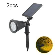 أضواء حديقة تعمل بالطاقة الشمسية، تعمل بالطاقة الشمسية، لا تحتاج إلى أسلاك، مناسبة للحديقة والحديقة والفناء والمناظر الطبيعية الخارجية، أضواء جو المشهد لتزيين الأشجار، تشحن خلال النهار وتضيء في الليل