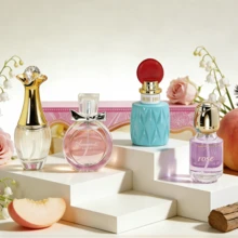 Set de 4 Perfumes para Mujer Aroma Floral Frutal | Aroma Floral Frutal Fresco | Colección "Carta de amor natural" | Mini para bolsa y viaje | Regalo para Año Nuevo, Reyes Magos, San Valentín y Cumpleaños - Múltiples aromas - Ver 2