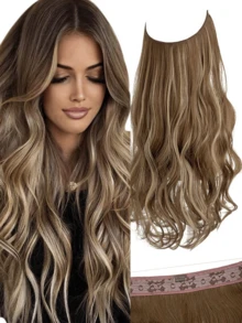 隐形接发真人发透明线雷米人发鱼线接发光环接发万圣节节日必备服装新娘节日礼物 - S4/27 - 查看 1