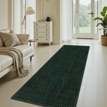 1pc Vintage Creative Geometric Moroccan Pattern Rug/Carpet/Area Rug/Bath Mat/Door Mat/Runner, Suitable For Bathroom, Kitchen, Entryway, Hallway, Bedside, Living Room, Bedroom, Soft Washable All Season Home Decor - Multicolor - View 6