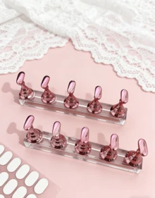 Fast Delivery 2 Set Nail Stand For Press On Nails Displa,Nail Holder Stand With 100 Pcs Double Sided Tape,Press On Nail Stand, Magnetic Fake Nails Holder For Painting Nails Practices,Nail Practice Hand,Nail Holder Painting Nails,Nail Art Display,Home Beginner Salon Supplies(Pink) Beginner Acrylic Nail Art Kit Accessories, Nail Salon Equipment And Decor,Nail Supplies,Nail Tools,Nail Art Tools,Back To School,Nails,Nail Tools For Press On ,Nails Handmade Production, Local Delivery,Mother's Day Gift,Nail Supplies, Essential Tools For Summer Manicures - 粉色 - 查看 13