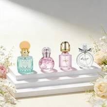 Set de 4 Perfumes para Mujer Aroma Floral Frutal | Aroma Floral Frutal Fresco | Colección "Carta de amor natural" | Mini para bolsa y viaje | Regalo para Año Nuevo, Reyes Magos, San Valentín y Cumpleaños - Múltiples aromas - Ver 9