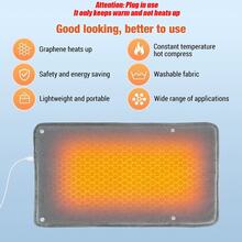 USB Powered Heating Pad, Suitable For Hands, Feet And Waist, Portable Warmer, USB Interface Electric Heater, Graphene Electric Hand Warmer, USB Hand Warmer Shawl For Winter Office Home Use, Suitable For Home, Office And Car, Perfect Gift - Multicolor - View 6