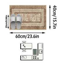 1pc Rug/Carpet/Area Rug/Bath Mat/Bath Rug/Door Mat/Runners/Runner Rug, American Classical Romantic Artistic - Tropical Plant - Floral Leaf Retro Pattern - Long Runner Rug, Suitable For Bathroom, Kitchen, Entryway, Hallway, Bedside, Living Room, Bedroom, Soft & Washable, Home Decor - Multicolor - View 17