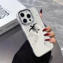 Esta funda negra con estampado de lunares de tortuga es compatible con varios modelos de teléfono, como OPPO Reno 16E/15/14/13/12/11/PRO/PLUS/PROMAX/MINI, S/A/M/NOTE, S/G/EDGE/E, Transition Spark/HANTOM/CAMON/INFINIX, Honor 400/PLAY/X/Y, OPPO Reno/A/F, OPPO Reno 14/Redmi/POCO/NOTE, etc. Transparente, sencilla, elegante y duradera, está hecha de TPU. Es ideal para celebraciones como San Valentín, Halloween y Navidad, y es ideal para uso personal o como regalo. - transparente - Ver 7