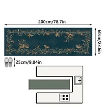 Thảm trải sàn/thảm trang trí họa tiết hoa lá nhiệt đới cổ điển, mềm mại, có thể giặt được, thích hợp cho phòng tắm, nhà bếp, lối vào, hành lang, phòng ngủ, phòng khách, trang trí nhà cửa đa năng. - Nhiều màu - Xem 15