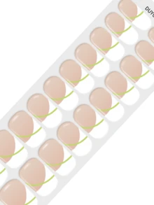 Halloween EMI Crystal Gel Nails, Transparent Base Glue, 20 Pieces Of Gel Nail Stickers, Stickers, Requires UV Lamp, Salon Quality, Long-Lasting, ES20 Cross-Border Wholesale 1 Piece Direct Shipment, Same Style As The Red Book Nail Stickers, Nail Sticker For Fingertips Nail Supplies - Red and White - View 5