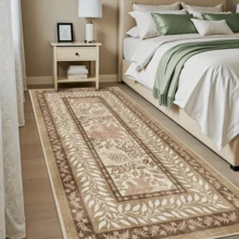 1pc Rug/Carpet/Area Rug/Bath Mat/Bath Rug/Door Mat/Runners/Runner Rug, American Classical Romantic Artistic - Tropical Plant - Floral Leaf Retro Pattern - Long Runner Rug, Suitable For Bathroom, Kitchen, Entryway, Hallway, Bedside, Living Room, Bedroom, Soft & Washable, Home Decor - Multicolor - View 7