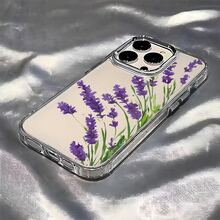 Esta funda con estampado floral morado es compatible con diversos modelos de teléfono, como OPPO Reno 16E/15/14/13/12/11/PRO/PLUS/PROMAX/MINI, S/A/M/NOTE, S/G/EDGE/E, Transition Spark/HANTOM/CAMON/INFINIX, Honor 400/PLAY/X/Y, OPPO Reno/A/F, OPPO Reno 14/Redmi/POCO/NOTE, etc. Transparente, sencilla, elegante y duradera, está hecha de TPU. Es ideal para celebraciones como San Valentín, Halloween y Navidad, y es ideal para uso personal o como regalo. - transparente - Ver 2