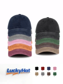 1顶女士复古做旧高马尾棒球帽，经典可调节遮阳帽，适合休闲户外穿着，百搭 - 1Pc - 查看 3