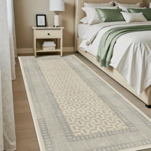 1 pieza Alfombra/Alfombra/Alfombra de área/Alfombra de baño/Alfombra de puerta/Tapete de pasillo con patrón geométrico marroquí vintage, adecuado para baño, cocina, entrada, pasillo, mesita de noche, sala de estar, dormitorio, suave y lavable en todas las estaciones - Multicolor - Ver 8
