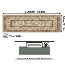 1pc Rug/Carpet/Area Rug/Bath Mat/Bath Rug/Door Mat/Runners/Runner Rug, American Classical Romantic Artistic - Tropical Plant - Floral Leaf Retro Pattern - Long Runner Rug, Suitable For Bathroom, Kitchen, Entryway, Hallway, Bedside, Living Room, Bedroom, Soft & Washable, Home Decor - Multicolor - View 13