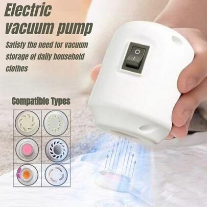 RAF 一套秋冬衣物收纳电动真空泵，防潮真空压缩袋，自动密封，适用于室内衣物、裤子、床上用品真空收纳，以及户外旅行衣物收纳袋