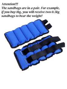 2pcs Ankle/Wrist Weights, Fitness Sand Bags, Running & Dancing Training, Invisible Leg Weights, Unisex