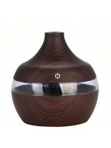 130毫升加湿器，带7色灯光，触控操作，USB供电，每小时加湿300毫升，覆盖10-20平方米，无需电池，适用于家庭和办公室，现代设计，静音运行，自动关机。 - 彩色 - 查看 11