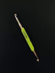 1pc TPR Soft Rubber Double-Ended Crochet Hook, Handcraft DIY Knitting Tool - Multicolor - View 13