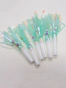 Bộ 6/4 chiếc còi tua rua dùng trong tiệc sinh nhật - Màu xanh lá cây tươi sáng - Xem 4