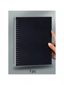 Quaderno a spirale A5, pagine con griglia, adatto per ufficio, lavoro, scuola, forniture per l'aula, regali di fine anno (opzioni di copertina nera/carta kraft), una taglia, consegna casuale della copertina. Adatto anche per forniture scolastiche, stagione back to school. - Multicolore - Visualizzare 13