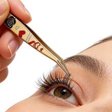 2026 Dream Lover Stainless Steel Eyelash Tweezers Set For Professional Eyelash Extension Eyelash Volume Tweezers - Multicolor - View 5