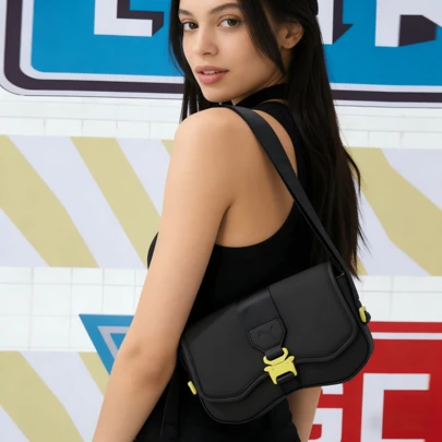 Puma Women Casual Handbag, Fashionable Baguette Shoulder Bag, Underarm Bag, 090388-01